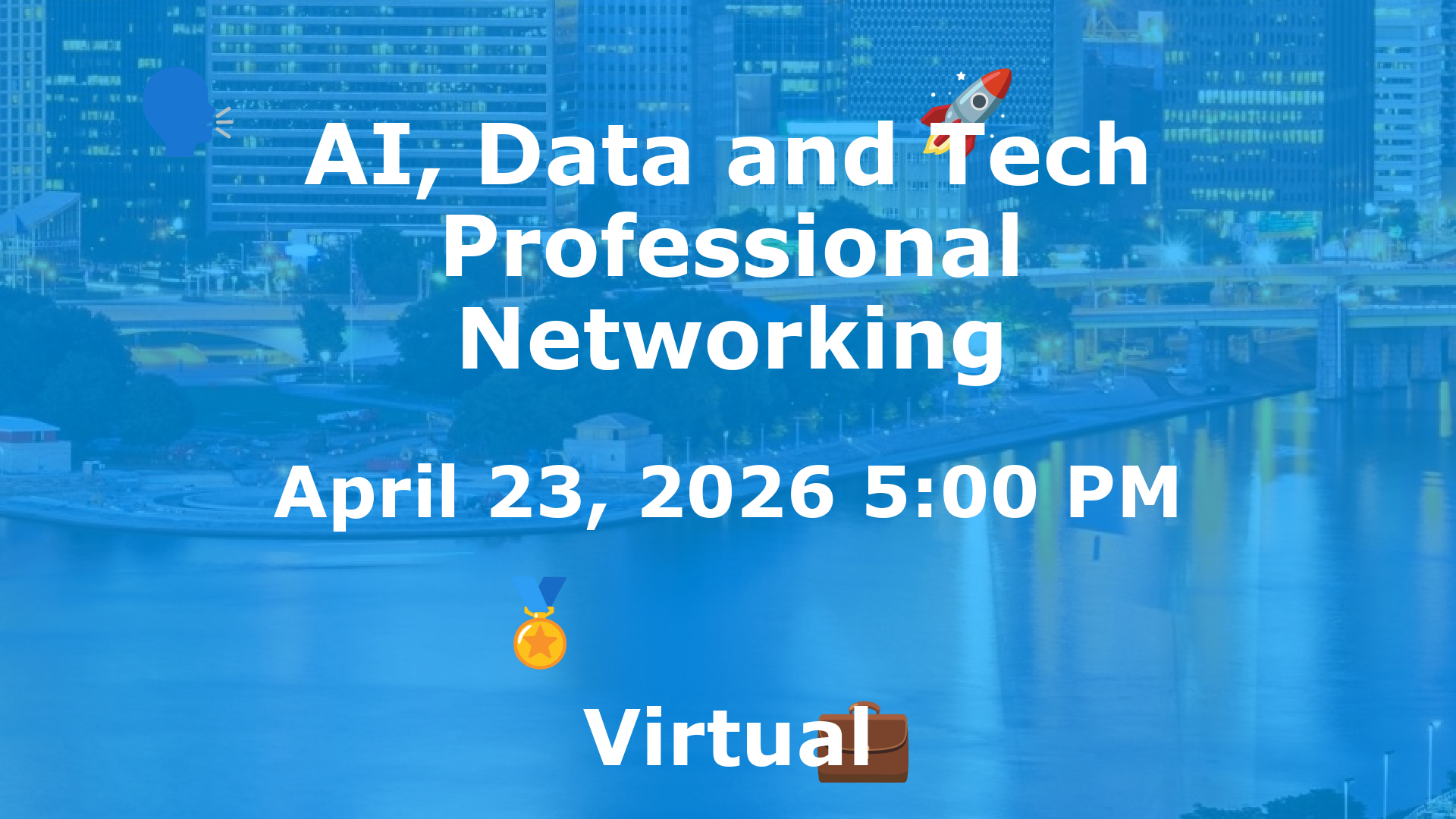 AI, Data and Tech Professional Networking event image